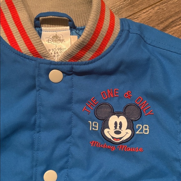 Disney Mickey Mouse Blue and Navy Kids Jacket - Picture 2 of 3